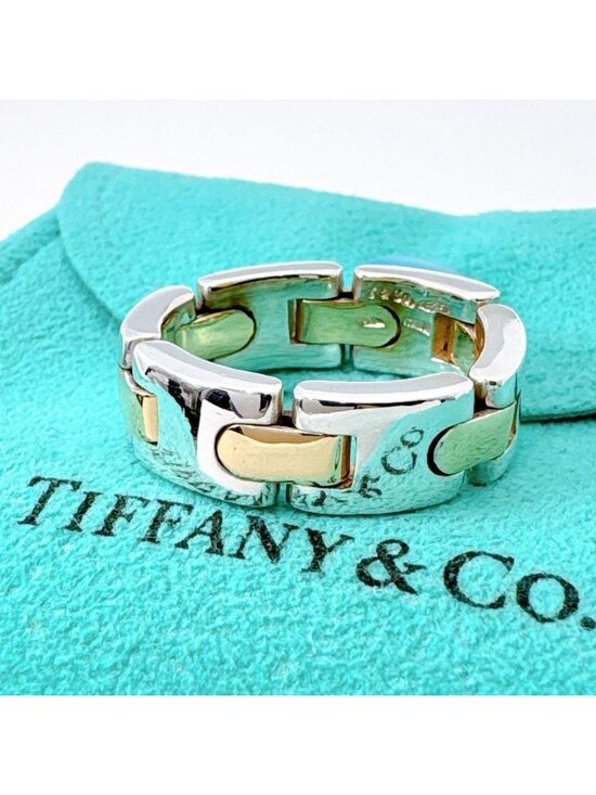 Tiffany & Co. Jewelry - Tiffany & Co Vintage H-link Combination Ring